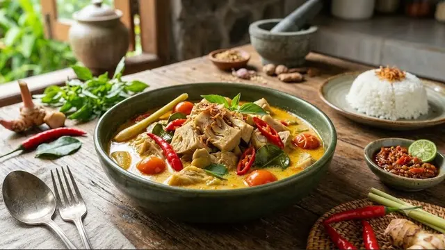 Resep Lodeh Nangka Muda (AI Generated)