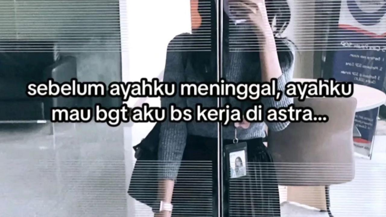 "Sampe sekarang masih ga ngerti apa ayahku seseneng itu aku bisa kerja di perusahaan yang ayahku mau dari dulu?" tulis Dian heran.