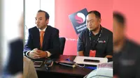 Kiri-kanan: Shannedy Ong, Country Head Qualcomm Technologies Indonesia bersama Susanto, Marketing Manager Southeast Asia Qualcomm di acara Snapdragon Tech Day, Singapura, Selasa (9/5/2017). Dok: Qualcomm Indonesia