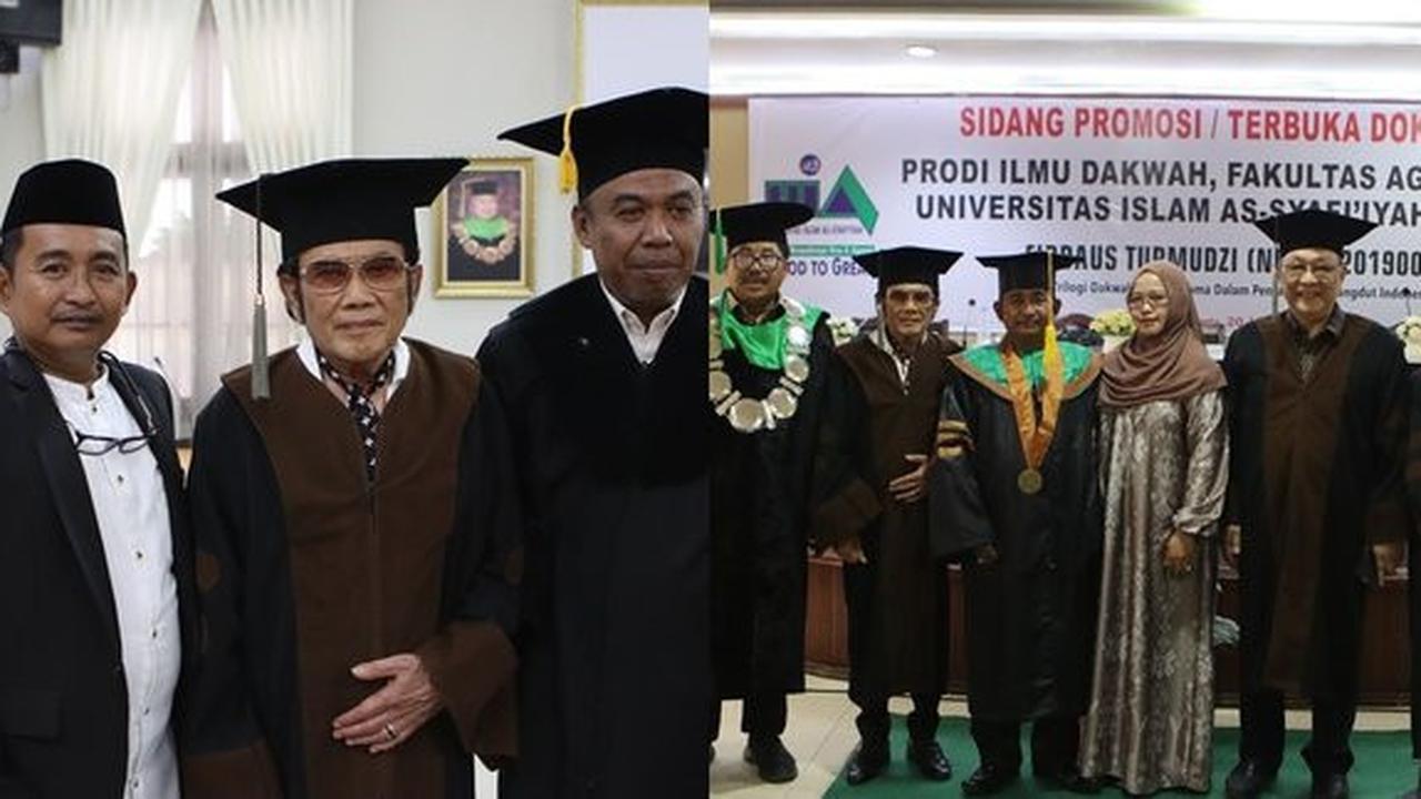Potret Raja Dangdut Rhoma Irama jadi Penguji Sidang  Mahasiswa S3,  Disertasi Bahas Musik dan Dakwah
