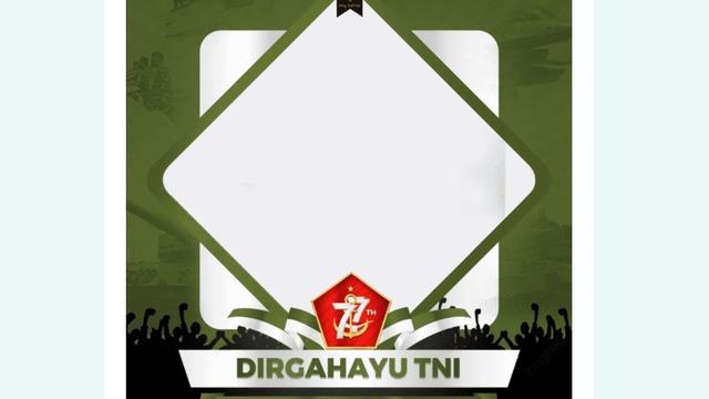 Twibbon HUT ke-77 TNI yang bisa dibuat hari ini, Rabu (5/10/2022) untuk semarakkan peringatan HUT ke-77 TNI.