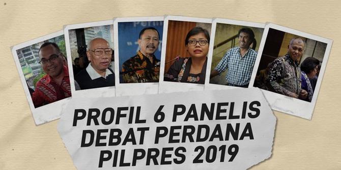 VIDEO: Profil 6 Panelis Debat Perdana Pilpres 2019