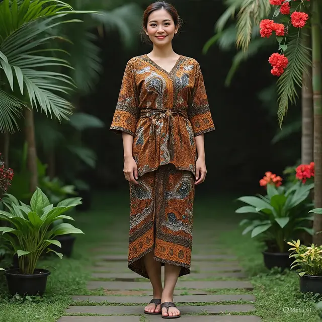 Model Baju Batik Atasan dan Bawahan Terbaru