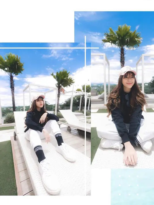 Comfy pants adalah julukan yang tepat untuk sweat pants. Kamu dapat beraktivitas dengan leluasa karena bahan dan pola dari celana tersebut sangat tepat untuk berolahraga. (instagram/tiaraandini)