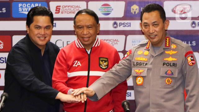 Ketum PSSI Erick Thohir Gandeng Kapolri Beri Kartu Merah untuk Mafia Bola