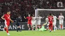 Timnas Indonesia menutup babak pertama dengan keunggulan 1-0 atas Bahrain. (Liputan6.com/Angga Yuniar)