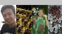 Pria Ini Santap Makanan Ekstrem dari Tala hingga Kadal Makam