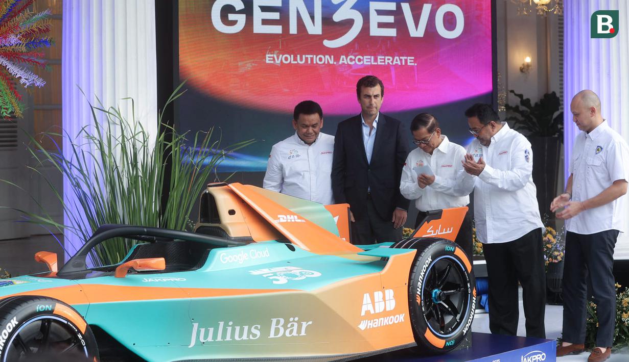 Jakarta kembali menjadi tuan rumah E-Prix Series 2025 bertajuk "Electrifying the Future". (Bola.com/M Iqbal Ichsan)