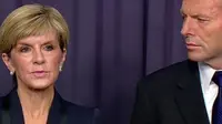 PM Australia Tony Abbott dan Menteri Luar Negeri Julia Bishop. (ABC)