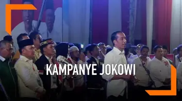 Joko Widodo melanjutkan kampanye di Kalimantan Tengah. Di depan pendukungnya Jokowi menargetkan 70 persen suara pasangan 01 akan di raih di Kalteng.