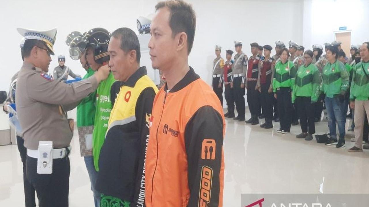 Ditlantas Polda Kalsel Gandeng 10 Ribu Ojek Daring Mitra Keselamatan Lalu Lintas