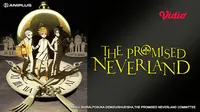 Serial anime The Promised Neverland dapat disaksikan di platform streaming Vidio. (Dok. Vidio)