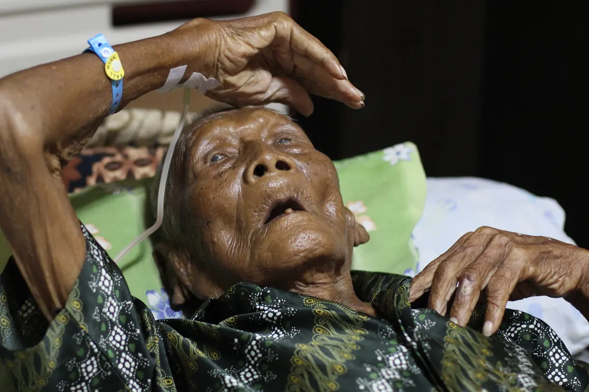 Sakit, Mbah Gotho Manusia Tertua Ingin Dibuang ke Bengawan Solo