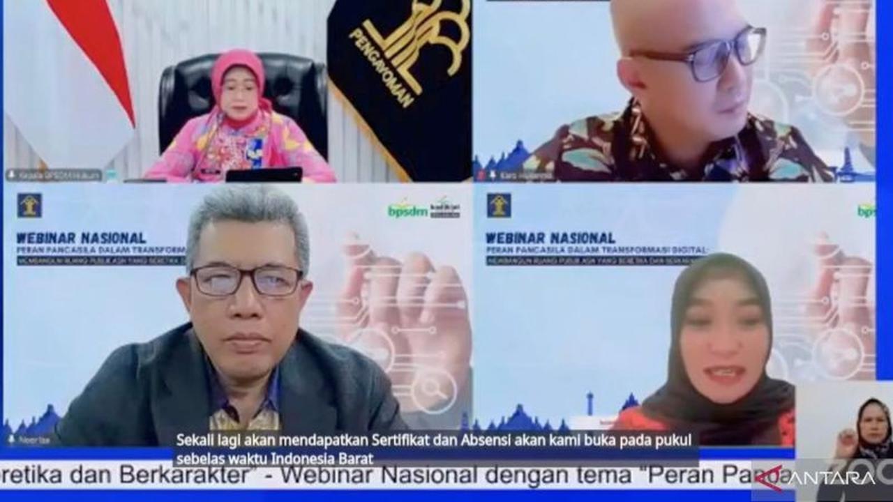 Pancasila Jadi Fondasi Transformasi Digital Kemenkum Menuju Indonesia Emas 2045