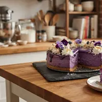 Ide Olahan Dessert dari Ubi Ungu (AI Generated)