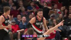 Portland Trail Blazers mengalahkan Sacramento Kings dengan skor 102-90 dalam lanjutan pertandingan NBA 2017-2018.