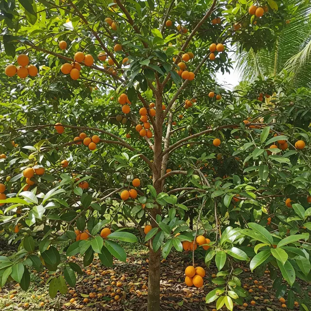Pohon buah mundu (Gemini AI)