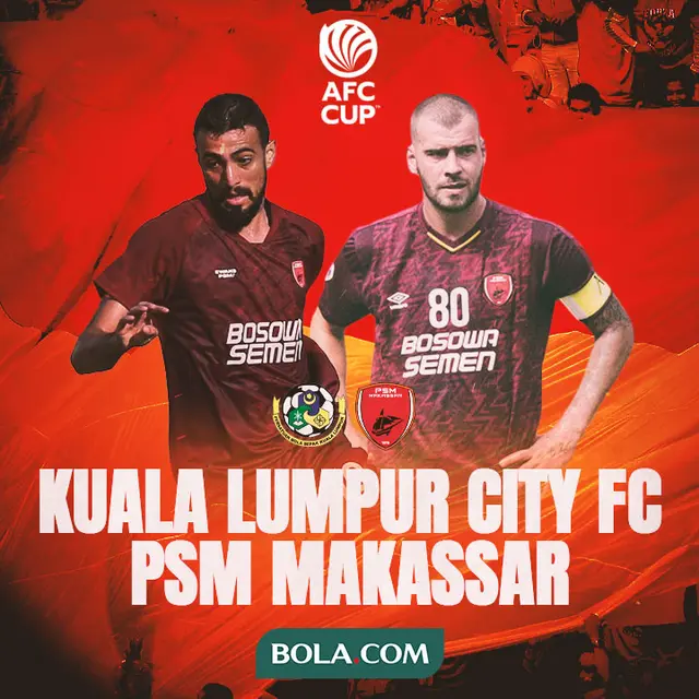 Piala AFC - Pemain Kunci PSM Makassar Hadapi Kuala Lumpur City FC