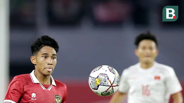 Foto: Marselino Ferdinan Cetak Gol, Timnas Indonesia U-20 Bungkam Vietnam dan Lolos Piala Asia U-20 2023