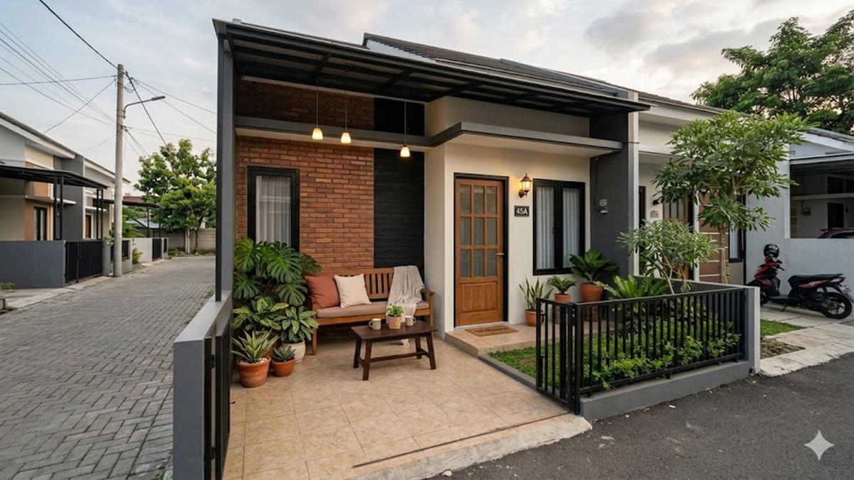 7 Inspirasi Teras Rumah Tipe 45 dengan Desain Sederhana tapi Elegan, Bikin Tamu Betah Berlama-lama