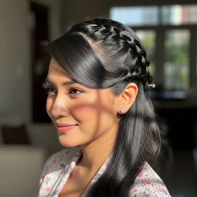Gaya Rambut Panjang Wanita Anti Ribet