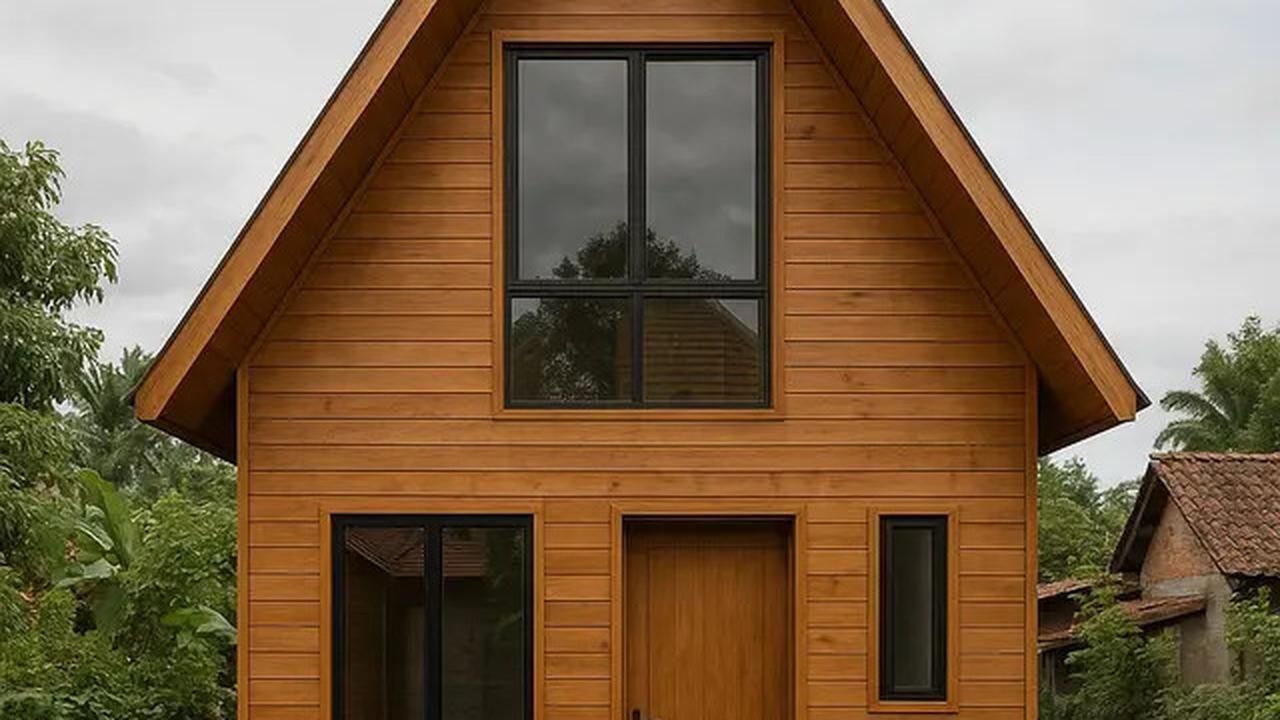 7 Rumah Kayu Minimalis di Desa Biar Tetap Berkelas Meski Lahan Kecil