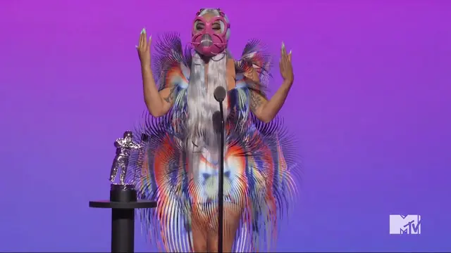 Lady Gaga dalam MTV VMA 2020 (MTV via AP)