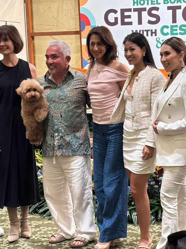 sederet artis Indonesia bertemu Cesar Milan (Foto: instagram Kerenina_sunny)