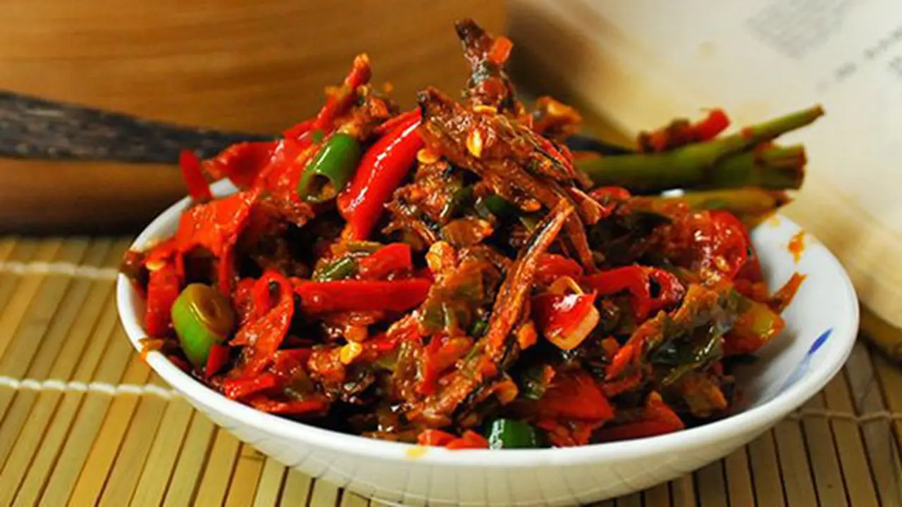 Resep teri pedas/copyright Pisang Susu