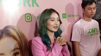Natasha Wilona di Kawasan Gunawarman, Jakarta Selatan, Senin (26/3/2023). (Dok via M. Altaf Jauhar)