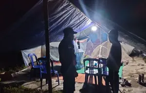 Sebanyak 256 orang warga di Desa Kamarora B, Kecamatan Nokikalaki, Sigi, Sulteng, mengungsi akibat gempa M5,3 yang mengguncang wilayah tersebut. (Liputan6.com/ Dok. BPBD Sulteng)