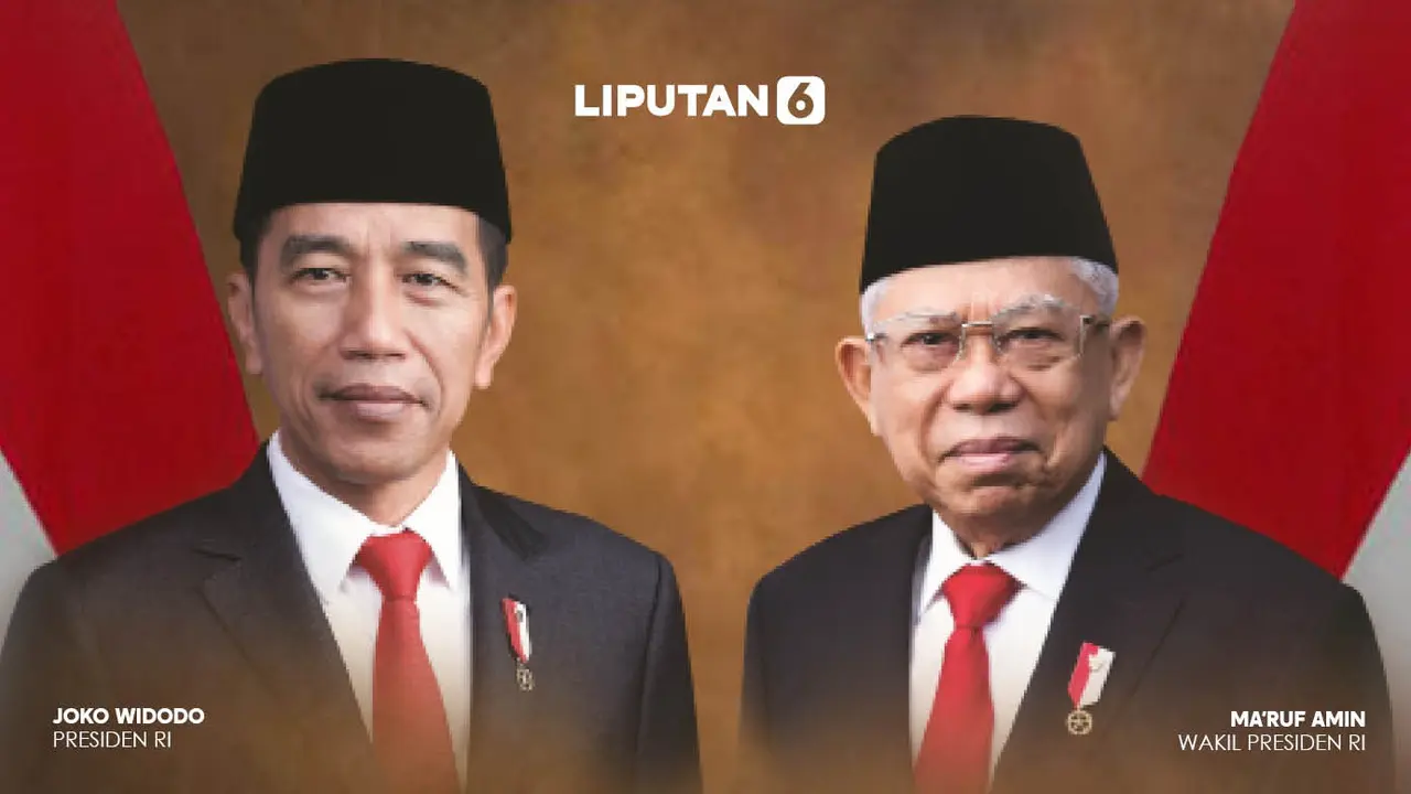 Banner Infografis Pelantikan Presiden Joko Widodo dan Wapres Ma'ruf Amin