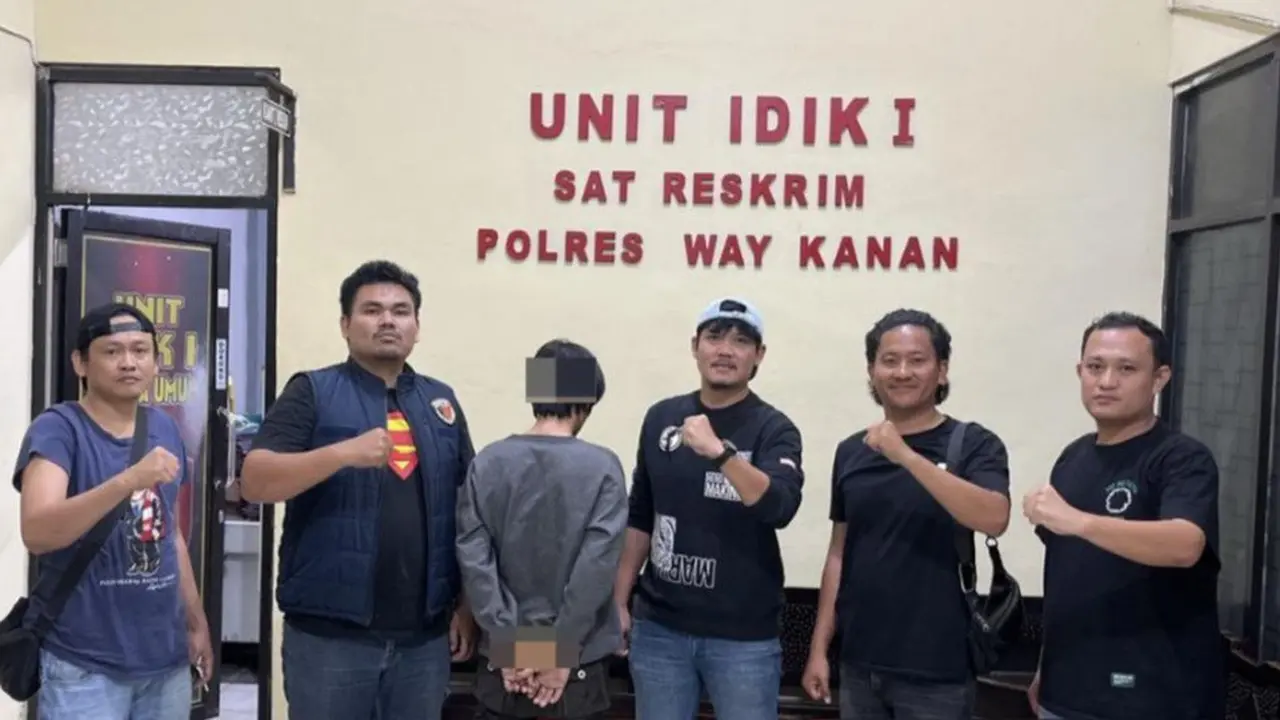 Preman di Way Kanan, Lampung ciut usai diringkus polisi dalam kasus penganiayaan dan pemerasan sopir mobil (Istimewa)