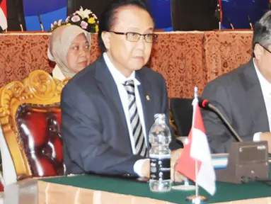 Citizen6, Jakarta: MKP Sharif C.Sutardjo memimpin pertemuan ke III, para menteri negara CTI-CFF. (Pengirim: Efrimal Bahri)