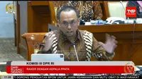 Kepala PPATK Ivan Yustiavandana rapat kerja dengan Komisi III DPR RI, Jakarta, Rabu (26/6/2024). (Foto: liputan6.com/Arief RH)