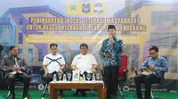 Gelar wicara Peningkatan Indeks Literasi Masyarakat (PILM) Kabupaten Enrekang, Rabu (13/12/2023). (Liputan6.com/ Dok Ist)