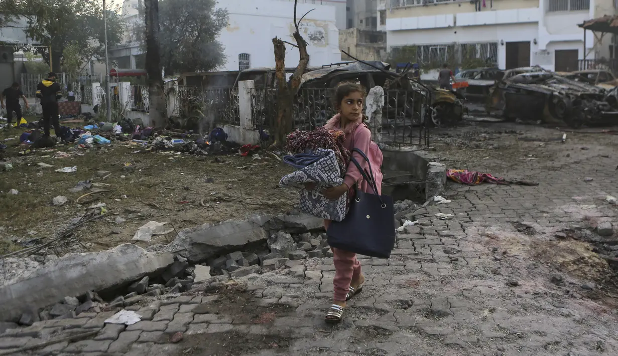 Perang ini merupakan yang paling mematikan dari lima perang di Gaza. (AP Photo/Abed Khaled)