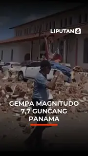 Gempa Magnitudo 7,7 Guncang Panama