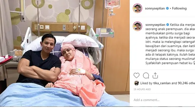 Fairuz A. Rafiq (Foto: Instagram/@sonnyseptian)