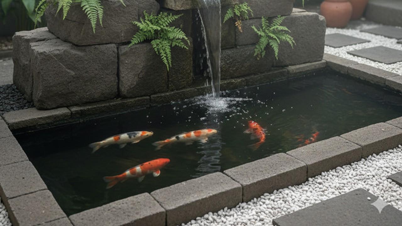 7 Model Kolam Ikan Minimalis Batu Alam Bikin Rumah Adem dan Estetik, Cocok untuk Hunian Tropis