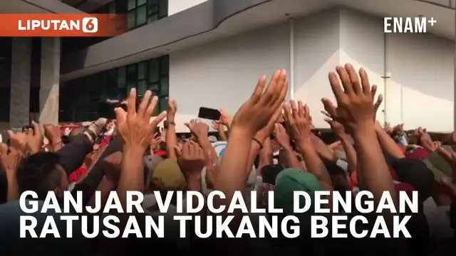 Ratusan Tukang Becak di Bogor Deklarasi Dukung Ganjar Pranowo di Pilpres 2024