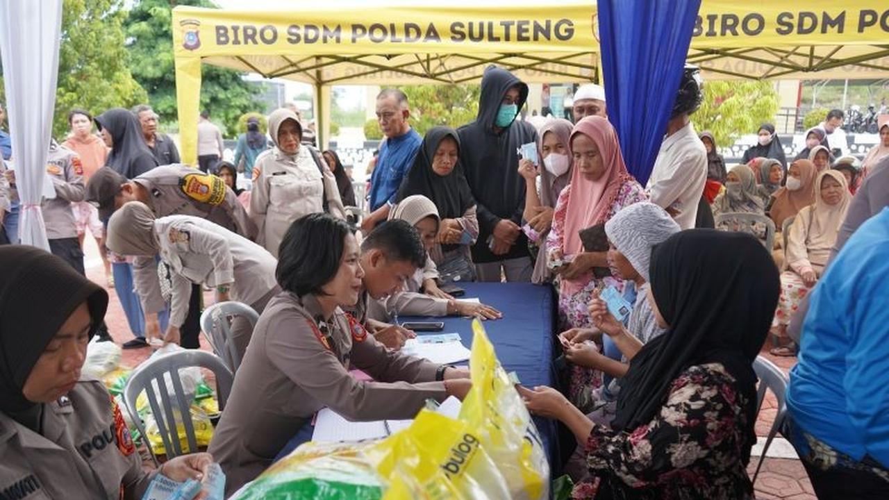 Polda Sulteng Gelar Gerakan Pangan Murah, Sediakan 2 Ton Beras Jelang Idul Fitri 1447 H