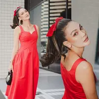 Penampilan terbaru Luna Maya lagi-lagi tuai pujian karena terlihat awet muda dengan gaya khas 60an [@lunamaya]
