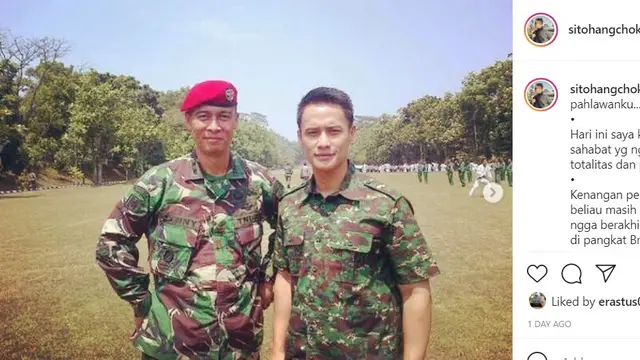 Choky Sitohang dan Brigjen TNI I Gusti Putu Danny Karya Nugraha (https://www.instagram.com/p/COGSKlABIpw/)