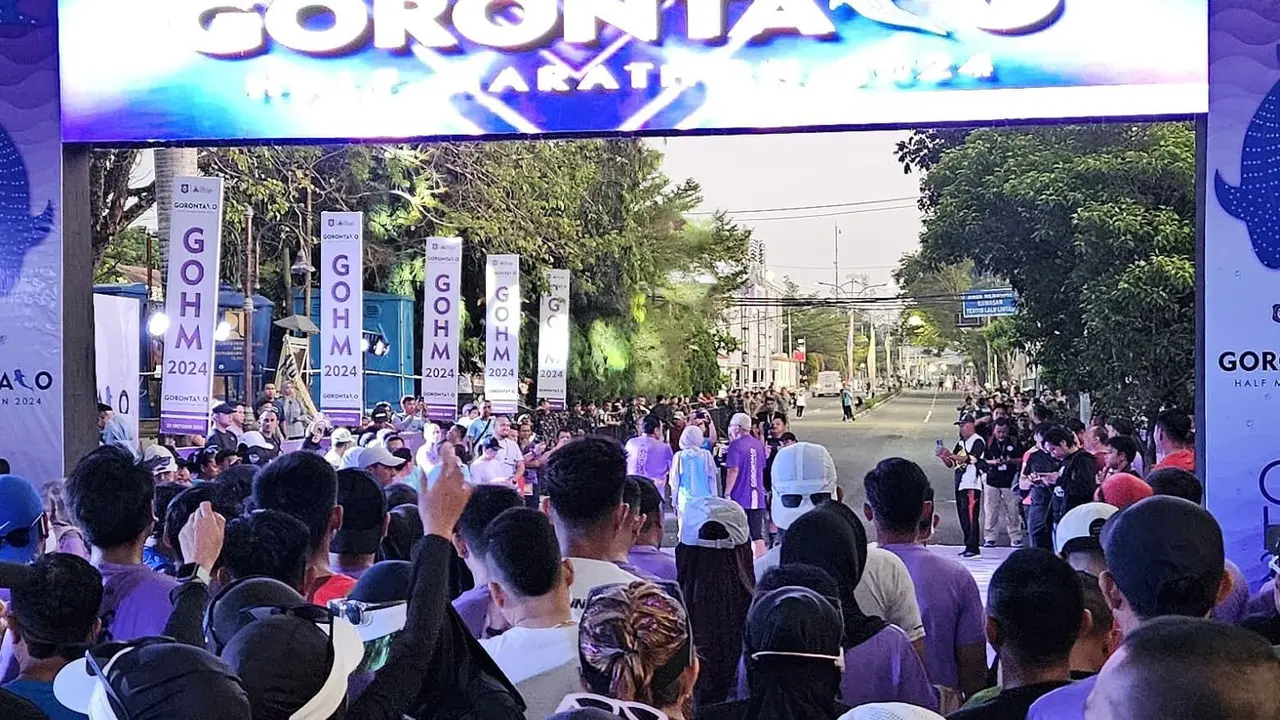 Gorontalo Half Marathon 2024 Diikuti Ribuan Peserta
