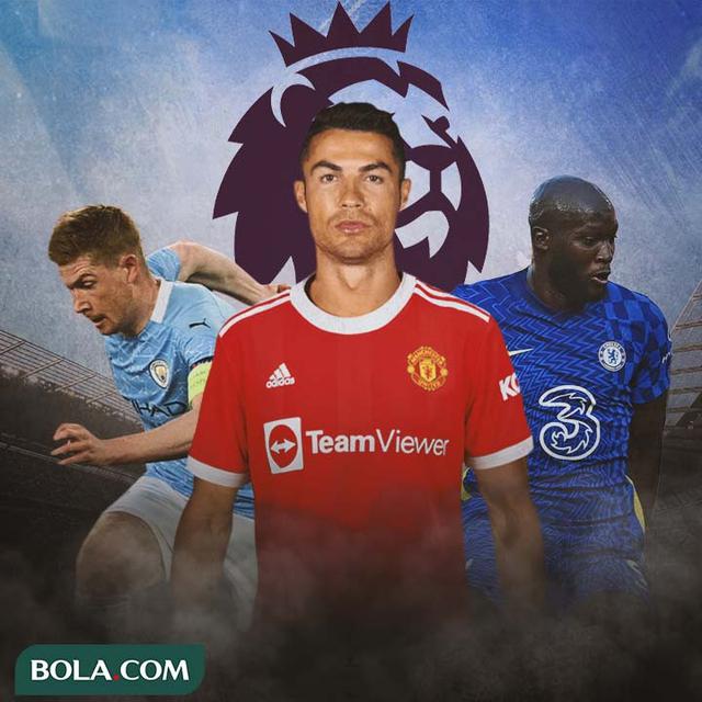 Premier League - Kevin de Bruyne, Cristiano Ronaldo, Romelu Lukaku