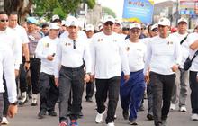 Kapolri Hadiri Jalan Santai PWI, Tegaskan Pentingnya Sinergi Polri Pers Lawan Hoaks