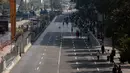 Suasana saat Car Free Day di Kawasan Bunderan HI, Jakarta, Minggu (12/6/2016). Hari Minggu pertama di bulan Ramadan tampak sepi dibandingkan dengan hari Minggu pada umumnya. (Liputan6.com/Faizal Fanani)
