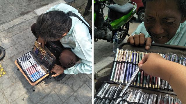 Kisah Kakek Penjual Pulpen