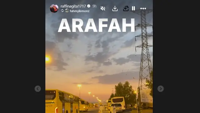 Raffi Ahmad di Arafah